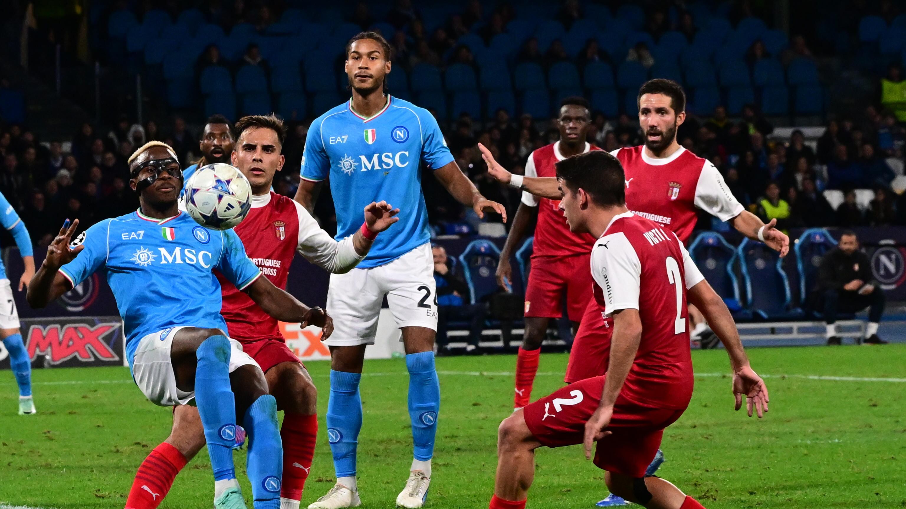 Champions League: le pagelle di Napoli-Braga
