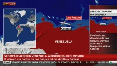 Venezuela, aereo scomparso. A bordo Vittorio Missoni 4