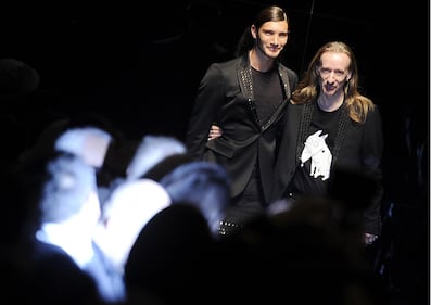 De Martino e Belen alla Milano Fashion Week 2