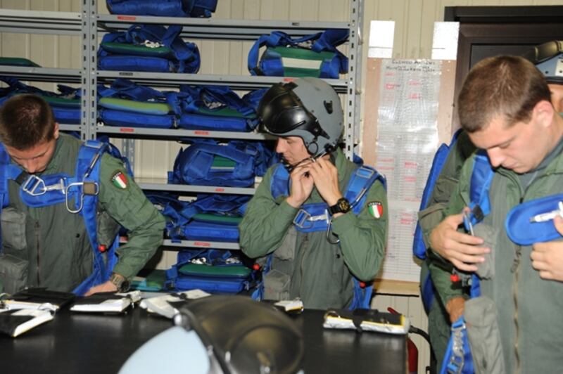 L'esercitazione combat e le prove di volo 19