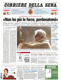 Le prime pagine dei quotidiani nazionali 11