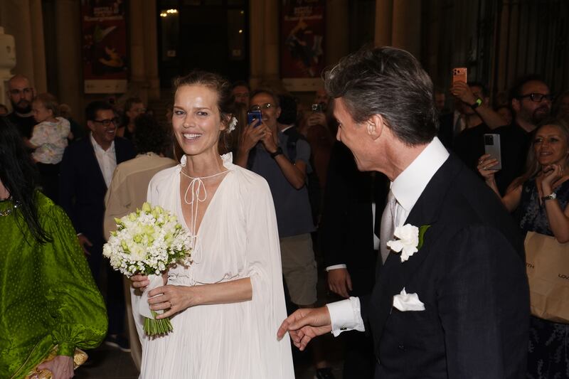 Le nozze di Eva Herzigova con Gregorio Marsiaj 5