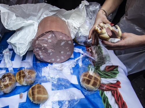 Protesta davanti a Montecitorio