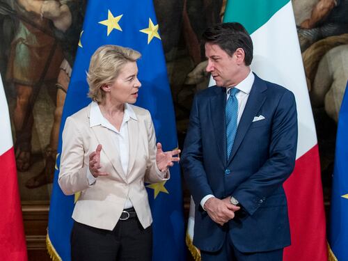 Von der Leyen avvisa l'italia: "Gualtieri conosce le aspettative"