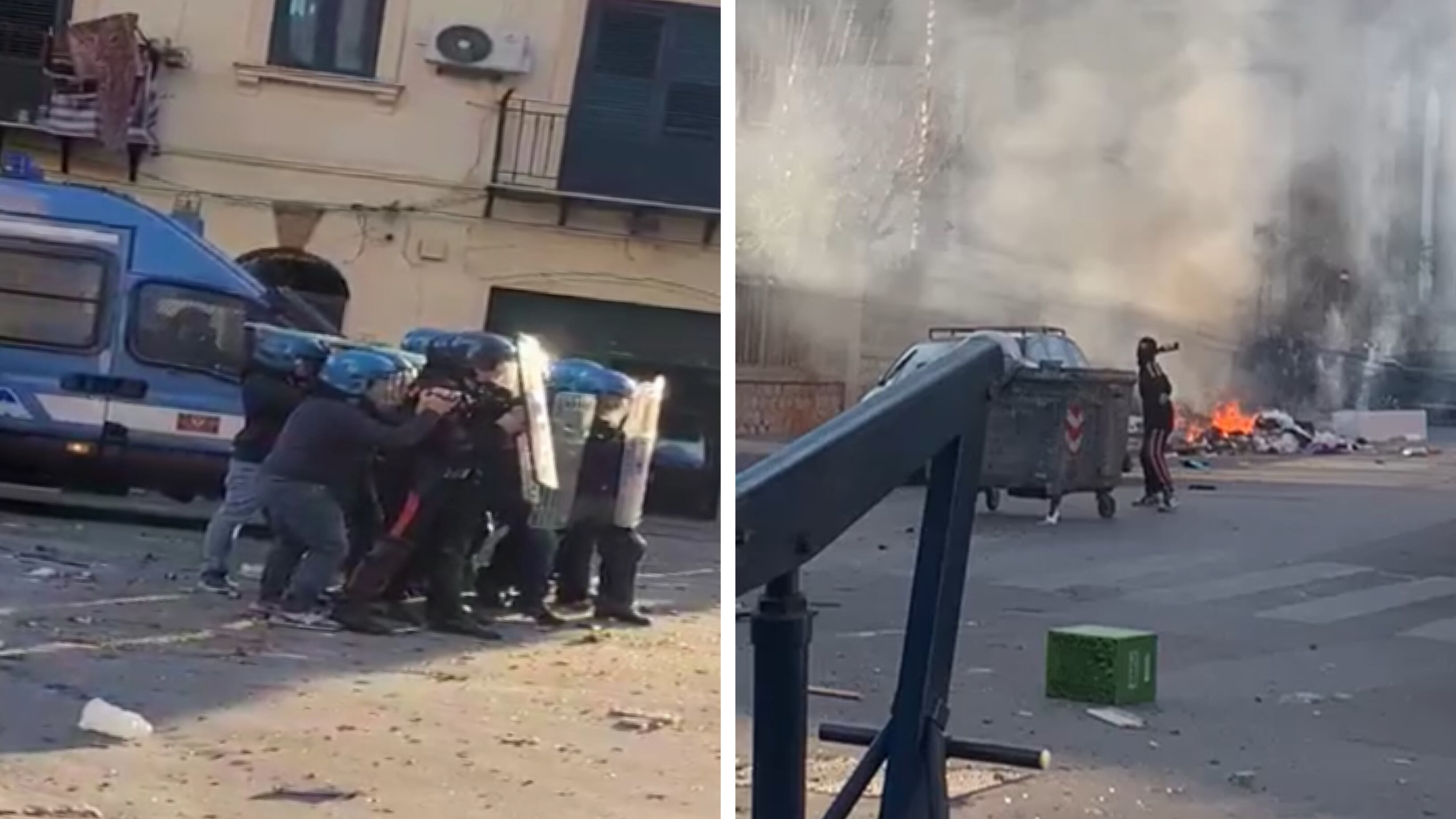 Le "vampe di San Giuseppe" accendono la guerriglia urbana: tre agenti feriti a Palermo