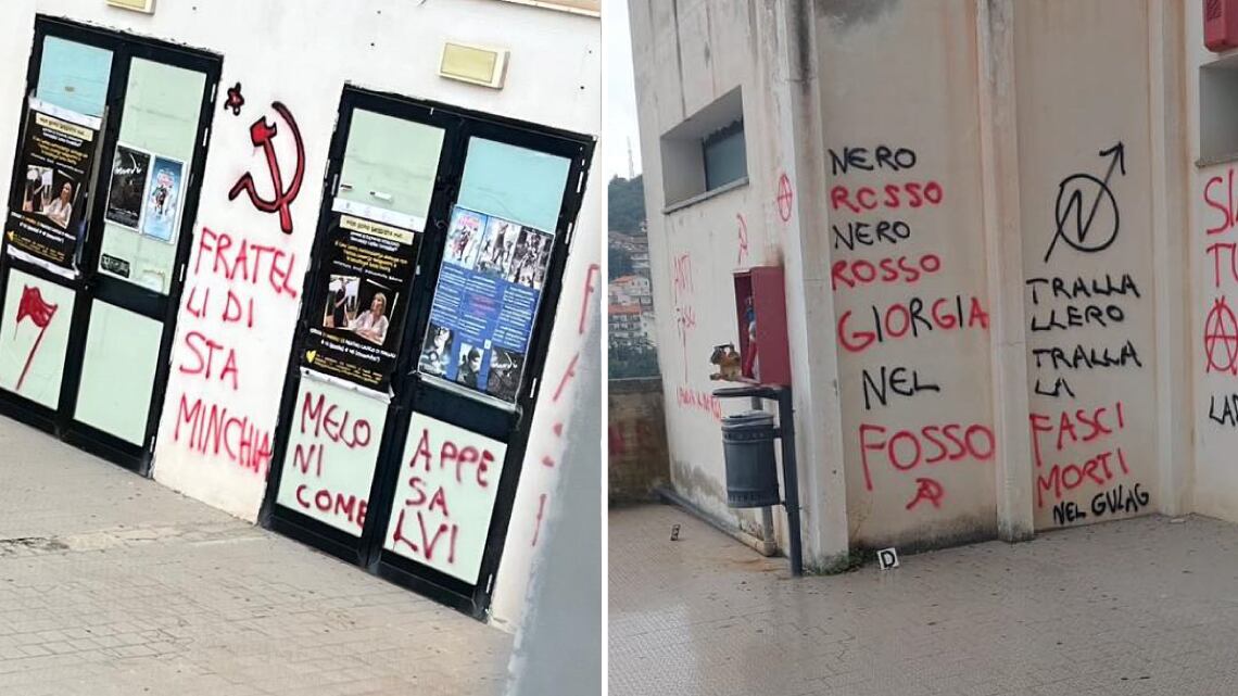 "Meloni appesa nel fosso". Le minacce choc di comunisti e anarchici
