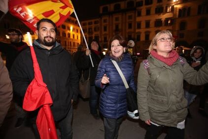Celebrazioni in piazza della Signoria a Firenze 6