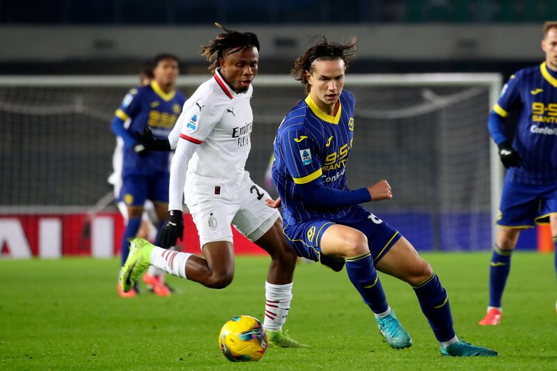Hellas Verona Milan Chukwueze Ghilardi