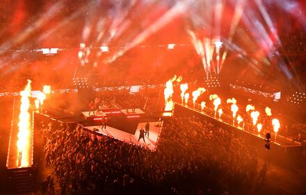 I Maroon 5 cantano al Super Bowl: le foto dal live concert  3