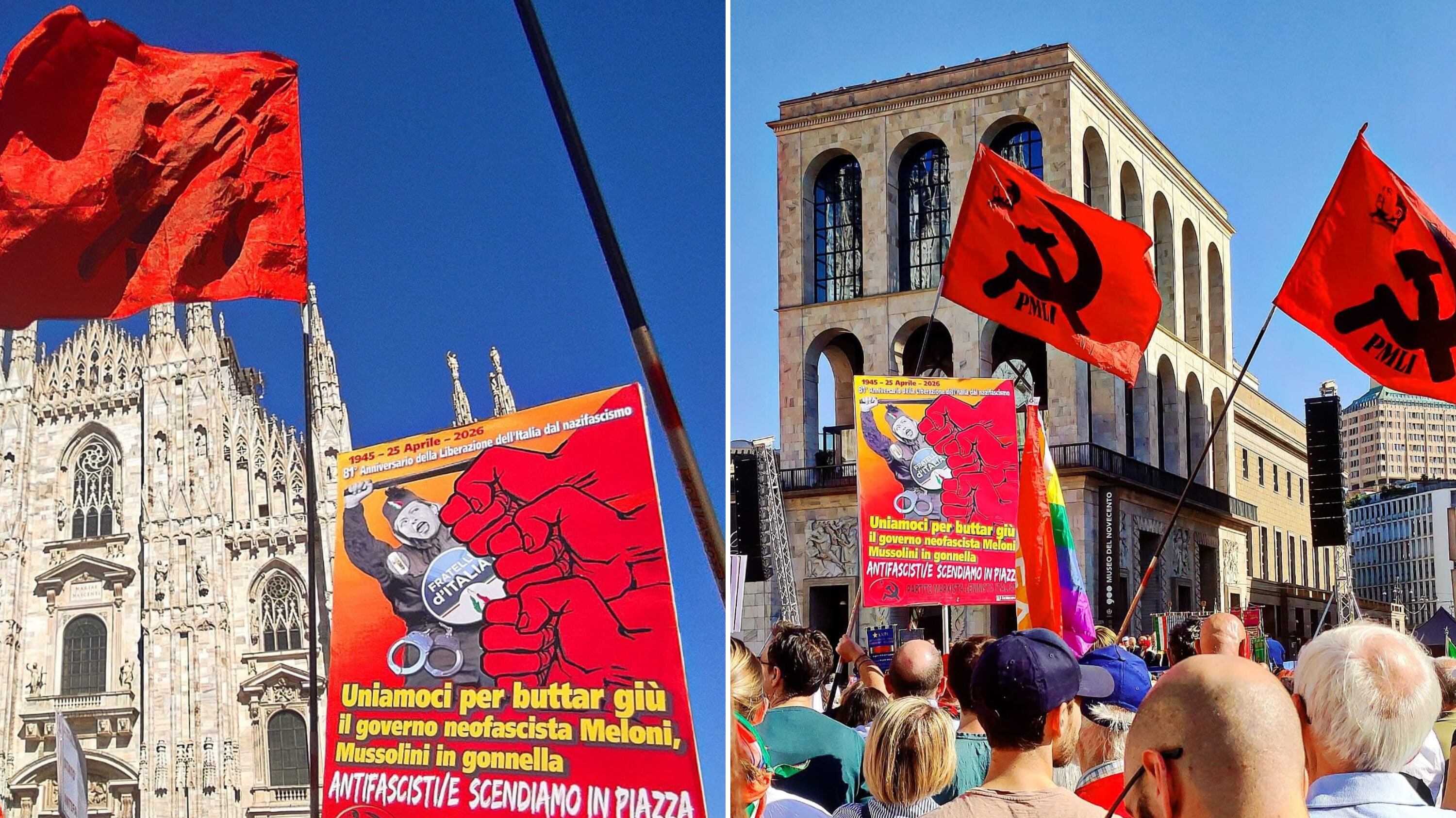 Le minacce del partito marxista leninista al Giornale