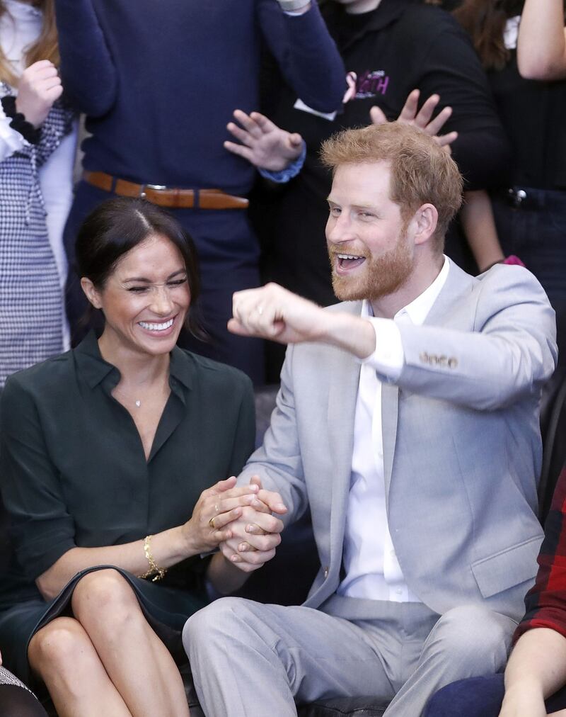 Meghan Markle felice con il Principe Harry 7
