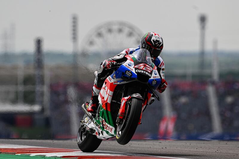 Alex Rins in azione