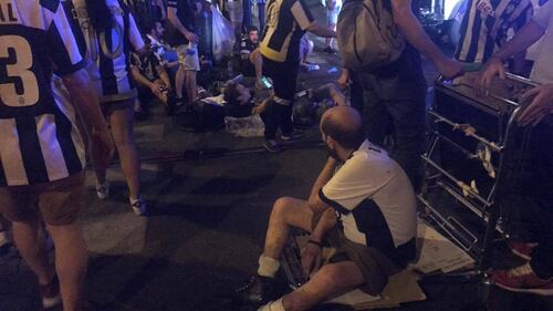Panico e paura tra i tifosi della Juve 2
