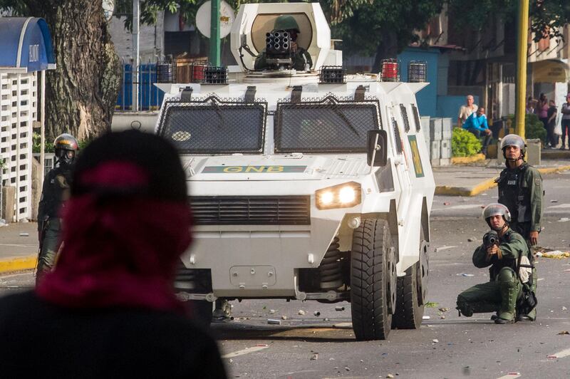 Duri scontri in Venezuela 6
