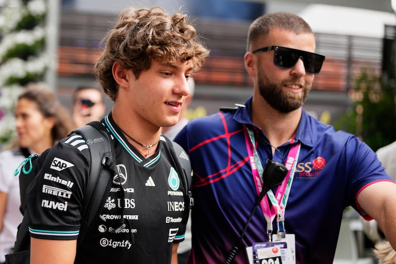 F1 Australia 2025 Antonelli paddock