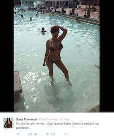 Sara Tommasi in versione Eyes Wide Shut 4
