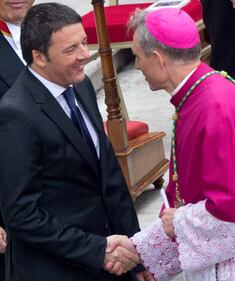 Napolitano e Renzi a San Pietro 8