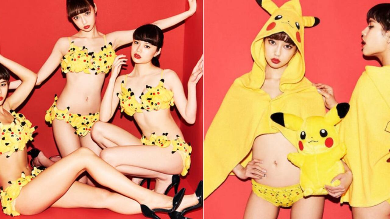 Pokémon, arriva la biancheria intima sexy