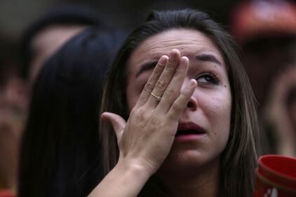 La disperazione dei tifosi brasiliani 23