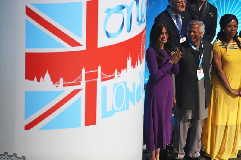 Meghan Markle affascinante in viola: foto 4