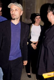 Alex Baroni e Giorgia a un evento nel 1997
