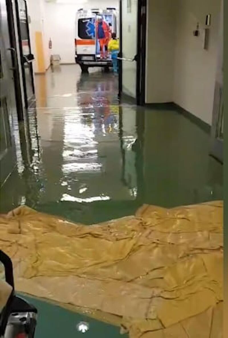 allagamento ospedale Prato