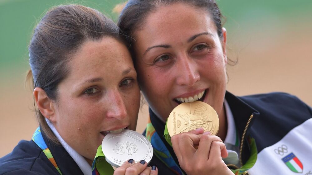 Rio 2016, oro e argento dal tiro al volo. Bronzo nel canottaggio