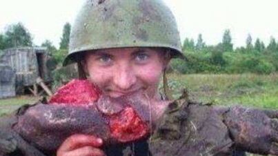 La grillina Grande: "In Ucraina bassa macelleria...". Ma la foto è di un film russo