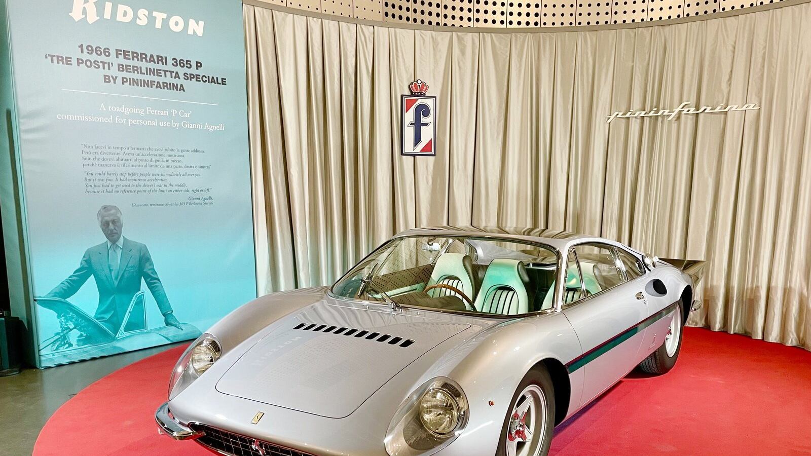 Ferrari 365 P Berlinetta, l'esemplare unico di Gianni Agnelli