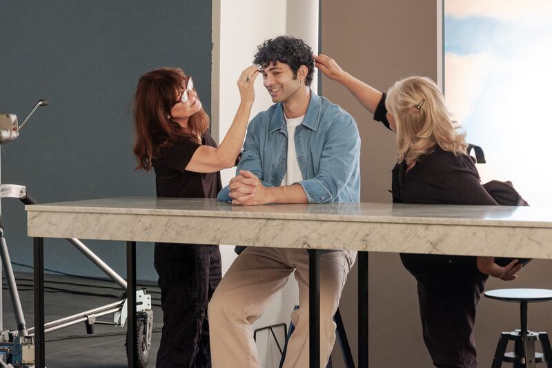 Calandario Lavazza backstage 1