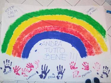 "Andrà tutto bene", il messaggio di speranza dei bimbi italiani 1