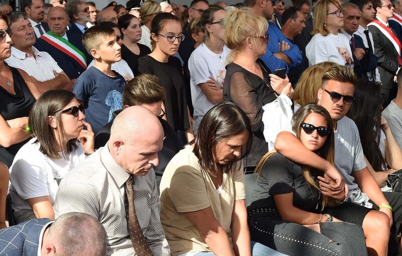 Genova, la commemorazione delle vittime del crollo ponte Morandi 1