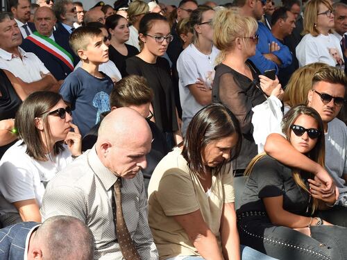 Genova, la commemorazione delle vittime del crollo ponte Morandi