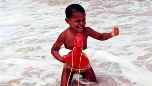 Barack e Michelle Obama da bambini 2