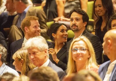 Meghan Markle e il Principe Harry romantici a teatro 6