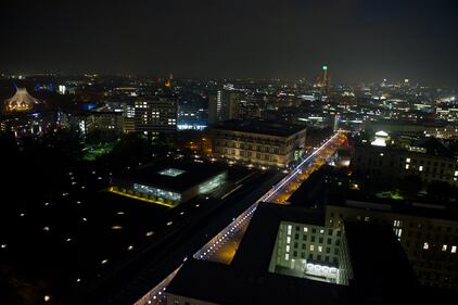 Palloncini luminosi lungo il Muro di Berlino 29