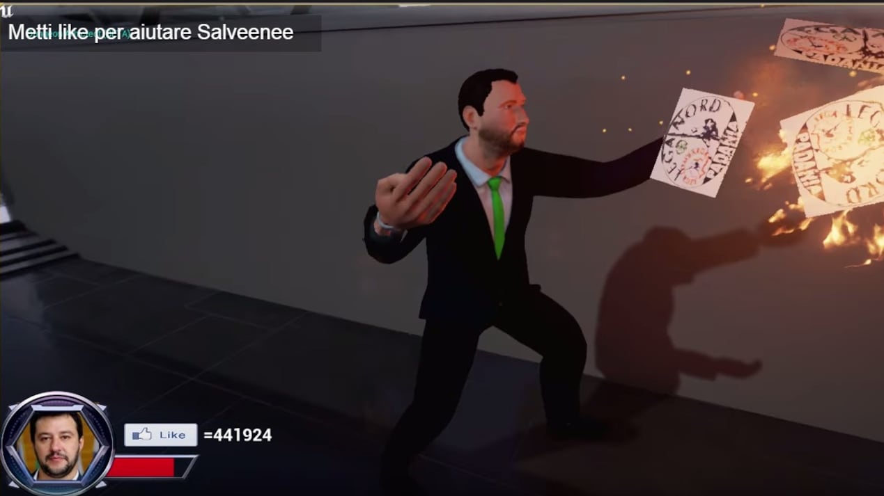 "Call of Salveenee": il videogioco che sbeffeggia Salvini e Lega