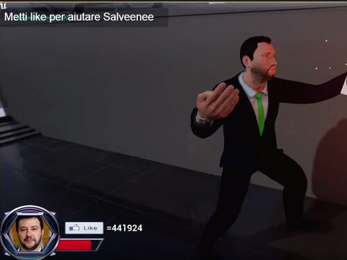 "Call of Salveenee": il videogioco che sbeffeggia Salvini e Lega