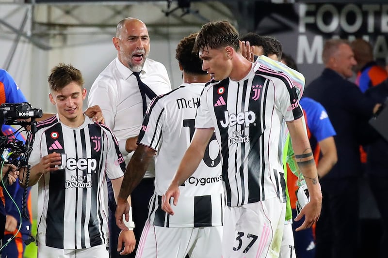 Venezia Juventus celebrazione