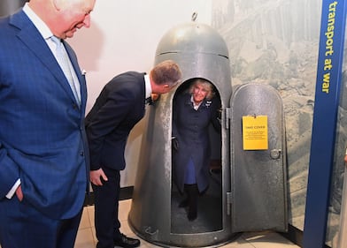 Camilla Parker Bowles al museo dei trasporti, foto 1
