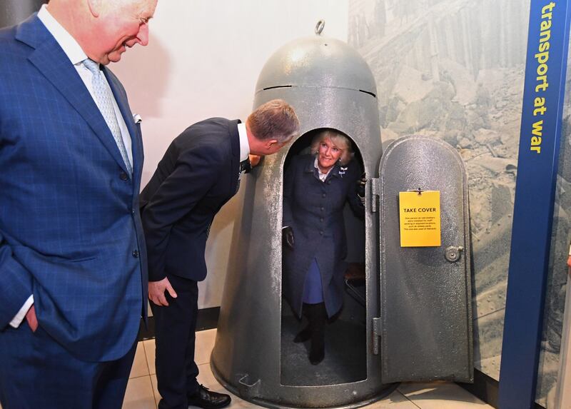 Camilla Parker Bowles al museo dei trasporti, foto 1