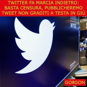 Ecco la satira del giorno. Twitter fa marcia indietro 1