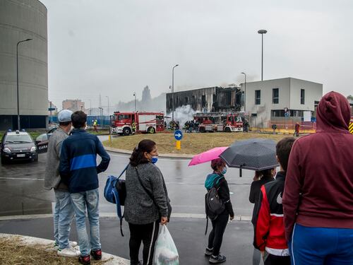 Aereo caduto a Milano
