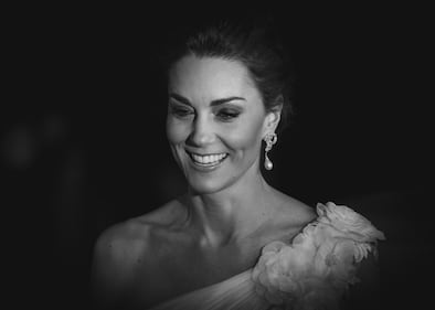 Kate Middleton in bianco ai Bafta 2019 10