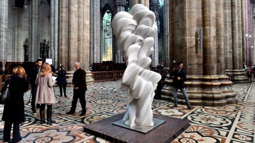 Una nuova scultura nel Duomo di Milano 1