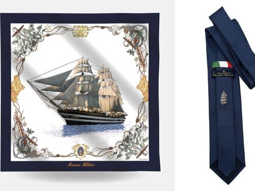Talarico Cravatte è il fornitore ufficiale dei cadeaux della Nave Amerigo Vespucci per il giro del mondo 2023-2025