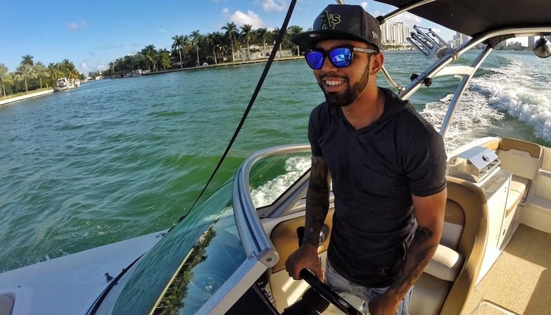 Gabriel Barbosa in una foto pubblicata sul suo profilo Facebook