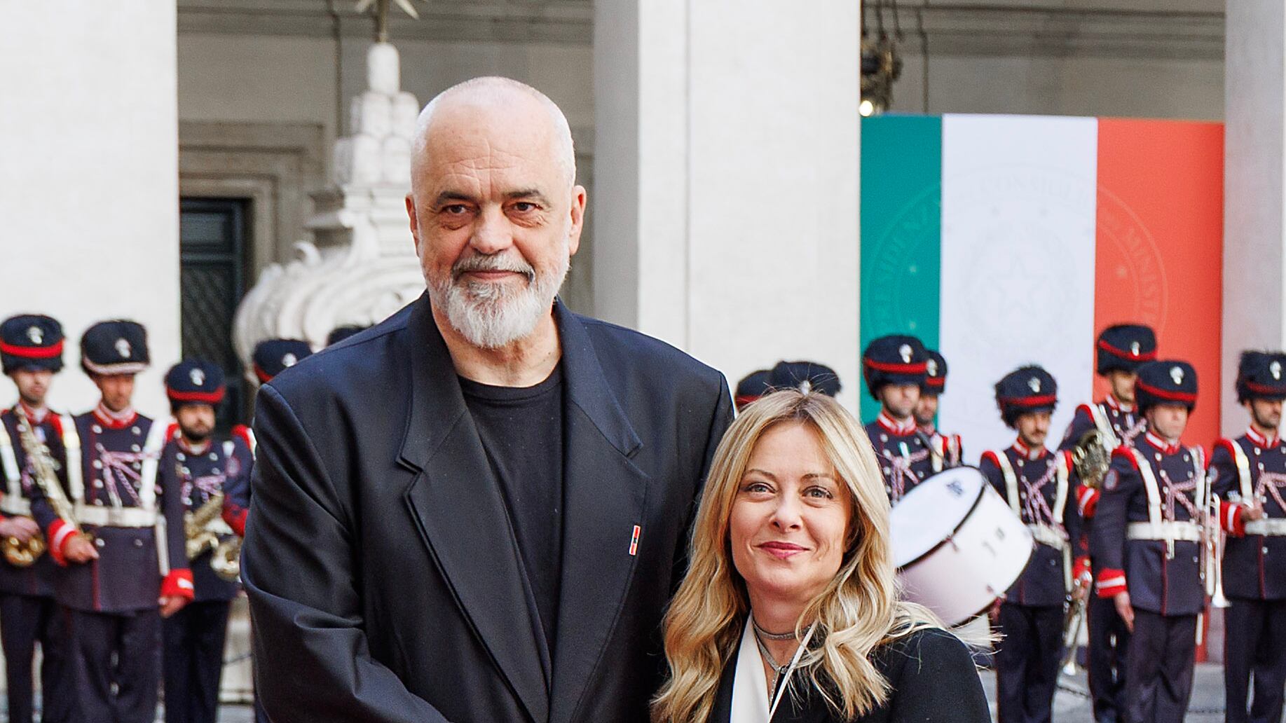 Meloni incontra Rama a Palazzo Chigi: “Focus su Difesa e immigrazione irregolare”