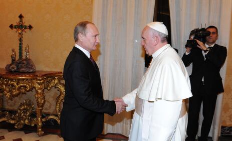 Putin in Vaticano: faccia a faccia col Papa 10
