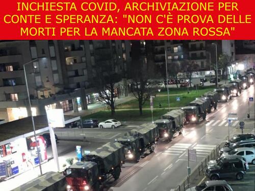 La satira del giorno. Archiviata l'inchiesta Covid